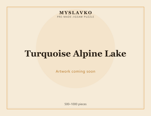 Turquoise Alpine Lake — MySlavko jigsaw puzzle (artwork coming soon)
