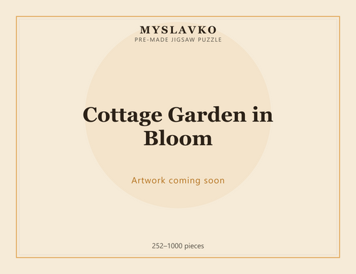 Cottage Garden in Bloom — MySlavko jigsaw puzzle (artwork coming soon)