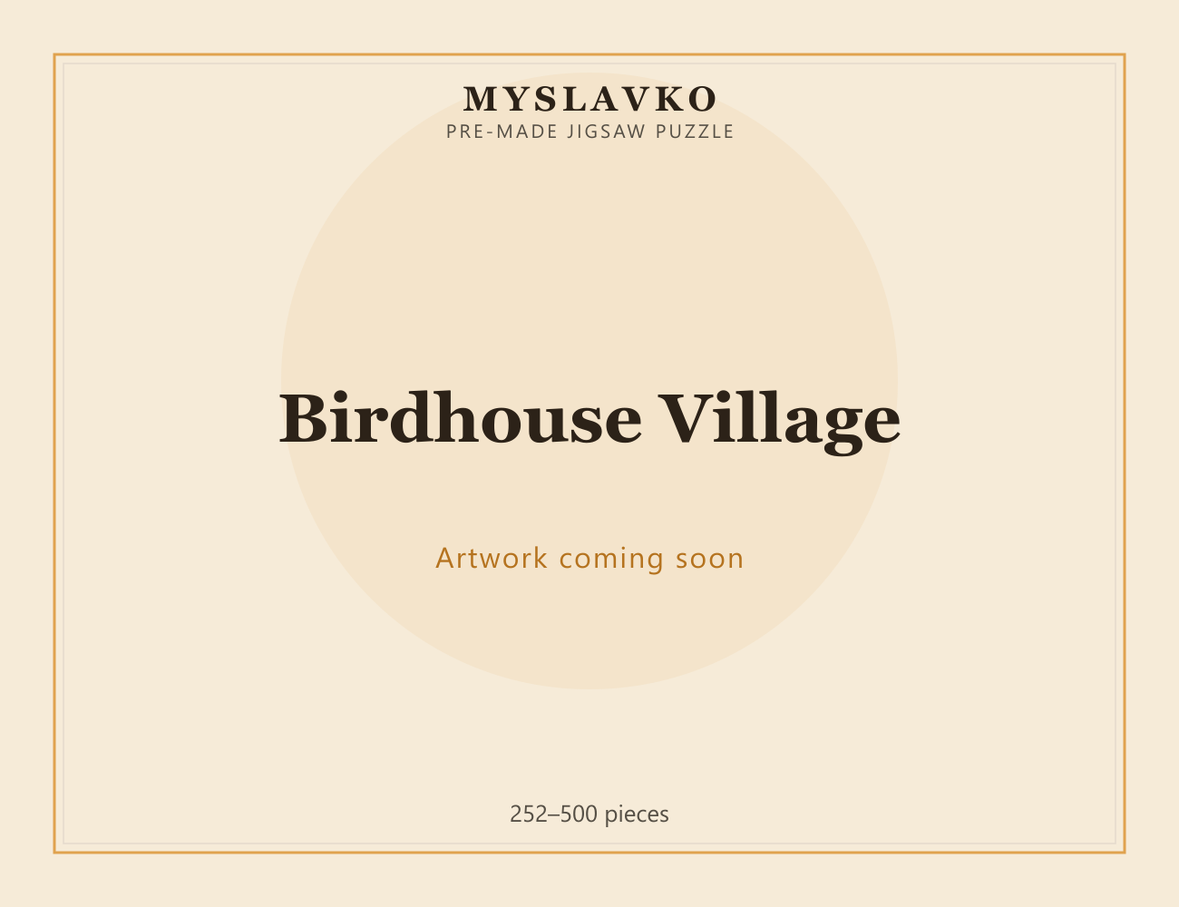 Birdhouse Village — MySlavko jigsaw puzzle (artwork coming soon)