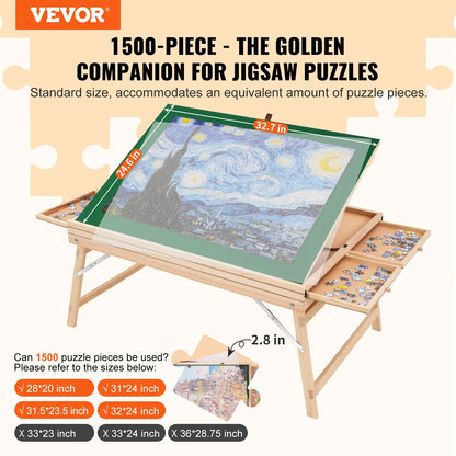 MySlavko™ Adjustable Puzzle Table
