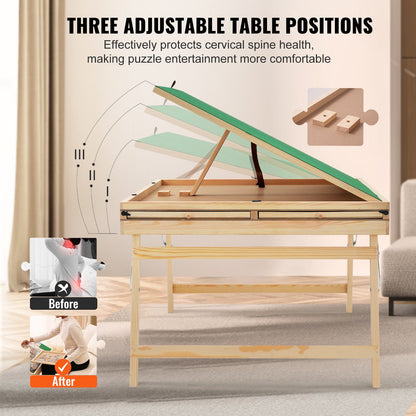 MySlavko™ Adjustable Puzzle Table